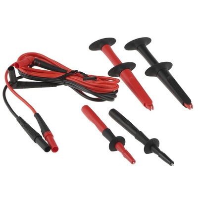 Fluke TL220-1 Industrial Test Lead Kit, CAT III, CAT IV, 10A