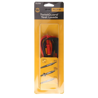 Fluke TL175 Test Lead Kit, CAT III, CAT IV, 10A
