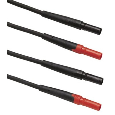Fluke TL27 Test Lead Kit, CAT III, CAT IV, 10A
