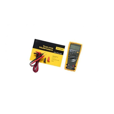 Fluke 175 Handheld Digital Multimeter, True RMS, 10A ac Max, 10A dc Max, 1000V ac Max - RS Calibrated