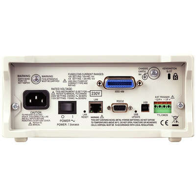 Aim-TTi 1908P Bench Digital Multimeter, True RMS, 10A ac Max, 10A dc Max, 1000V ac Max - RS Calibrated