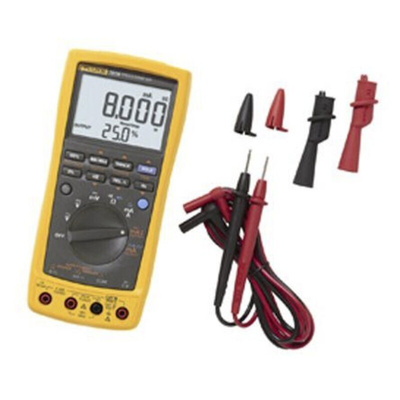 Fluke 787B Handheld Digital Multimeter, True RMS, 1A ac Max, 1A dc Max, 1000V ac Max - RS Calibrated