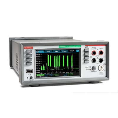 Keithley DMM6500 Touchscreen Bench 6.5 Digital Multimeter, True RMS, 10.1A ac Max, 10.1A dc Max, 750V ac Max - UKAS