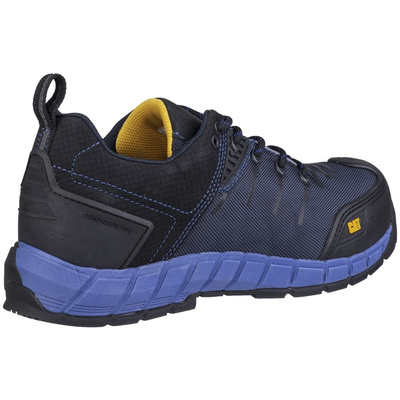 Byway Blue 11 | CAT Byway Mens Blue Toe Capped Safety Trainers, UK 11, EU 45