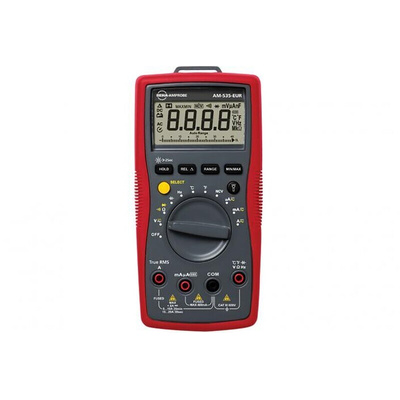Beha-Amprobe AM-535-EUR Handheld Digital Multimeter, True RMS, 20A ac Max, 20A dc Max, 600V ac Max - RS Calibrated