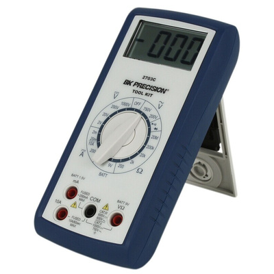 BK Precision BK2703C Handheld Digital Multimeter, 10A dc Max, 750V ac Max - UKAS Calibrated