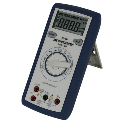 BK Precision BK2705B Handheld Digital Multimeter, 10A ac Max, 10A dc Max, 750V ac Max - UKAS Calibrated