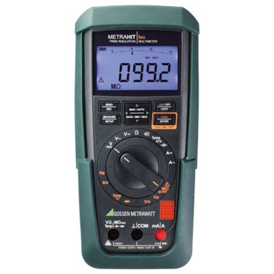 Gossen Metrawatt M246B Handheld Digital Multimeter, True RMS, 10A ac Max, 10A dc Max, 1000V ac Max - UKAS Calibrated