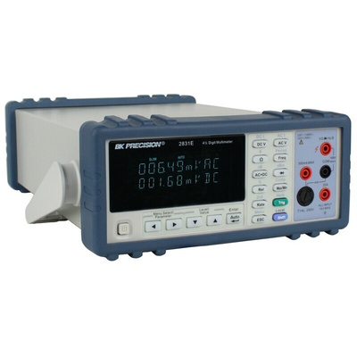 BK Precision 2831E Bench Digital Multimeter, True RMS, 20A ac Max, 20A dc Max, 750V ac Max - RS Calibrated