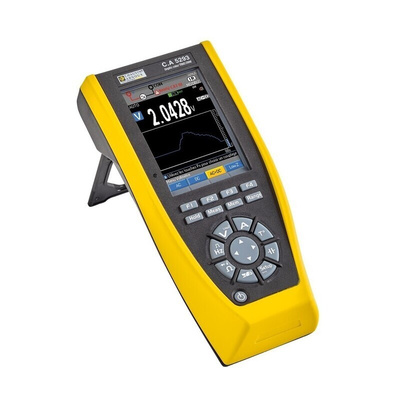 Chauvin Arnoux CA 5293 Handheld Color Graphical Multimeter, 20A ac Max, 20A dc Max, 1000V ac Max