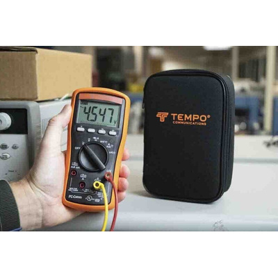 Tempo MM200 Handheld Digital Multimeter, 10A ac Max, 6mA dc Max, 1000V ac Max