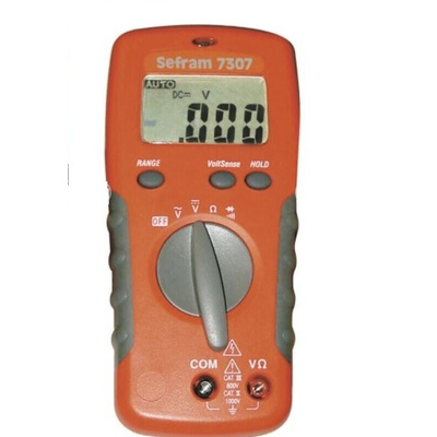 Sefram 7307 Handheld Digital Multimeter, 750V ac Max