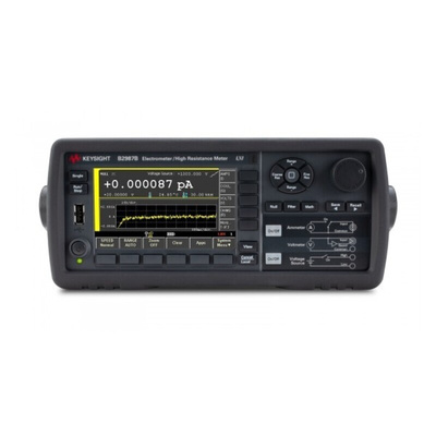 Keysight Technologies B2987B Bench 4.3 in TFT Electrometer, 20mA ac Max, 20mA dc Max, 20V ac Max