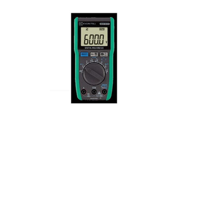 Kyoritsu Handheld Digital Multimeter, True RMS, 10A ac Max, 10A dc Max, 600V ac Max
