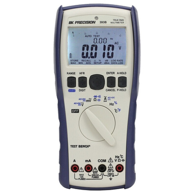 AAF BK393B Digital Multimeter, 10A ac Max, 10A dc Max, 1000V ac Max