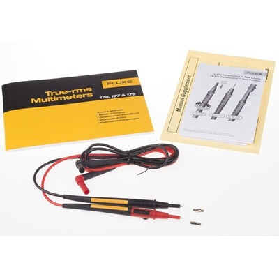 Fluke 177 Handheld Digital Multimeter, True RMS, 10A ac Max, 10A dc Max, 1000V ac Max