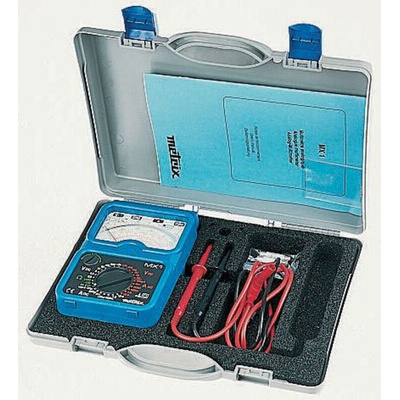 Metrix MX 1 Handheld Analogue Multimeter, 10A ac Max - UKAS Calibrated