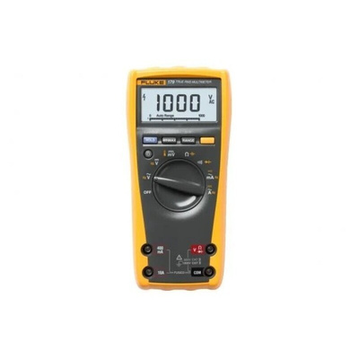 Fluke 179 Handheld Digital Multimeter, True RMS, 10A ac Max, 10A dc Max, 1000V ac Max