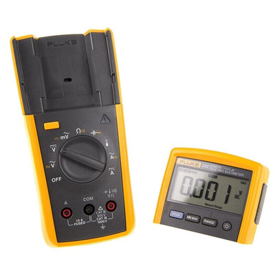 Fluke 233 Handheld Digital Multimeter, True RMS, 10A ac Max, 10A dc Max, 1000V ac Max - UKAS Calibrated