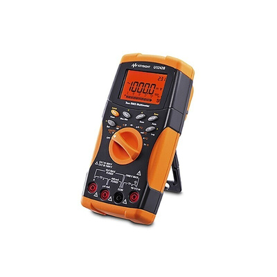 Keysight Technologies U1242B Handheld Digital Multimeter, True RMS, 10A ac Max, 10A dc Max, 1000V ac Max