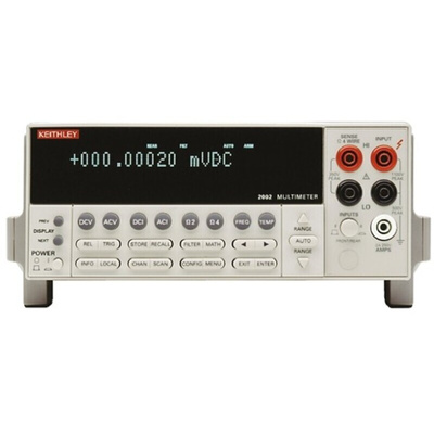 Keithley 2002 Bench Digital Multimeter, True RMS, 2A ac Max, 2A dc Max, 750V ac Max