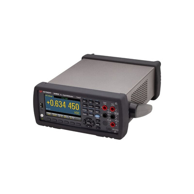 Keysight Technologies Truevolt 34460A Bench Digital Multimeter, True RMS, 3A ac Max, 3A dc Max, 1000V ac Max