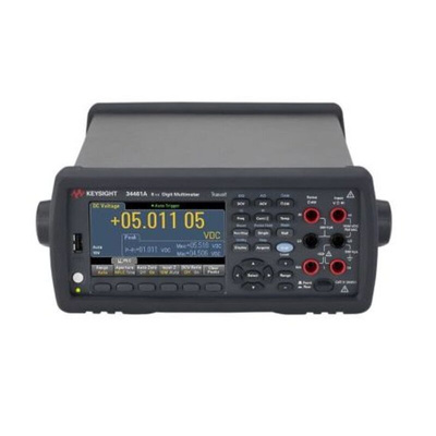 Keysight Technologies 34461A Bench Digital Multimeter, True RMS, 10A ac Max, 10A dc Max, 750V ac Max - UKAS Calibrated