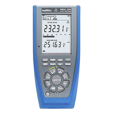Metrix 3291 Handheld Digital Multimeter, True RMS, 20A ac Max, 20A dc Max, 1000V ac Max - RS Calibrated