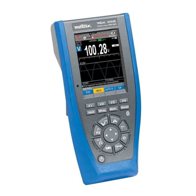 Metrix 3293 Handheld Digital Multimeter, True RMS, 100A ac Max, 100A dc Max, 1000V ac Max - RS Calibrated