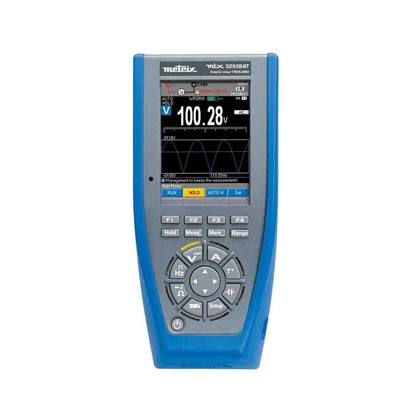 Metrix MTX 3293B Handheld Digital Multimeter, True RMS, 100A ac Max, 100A dc Max, 1000V ac Max