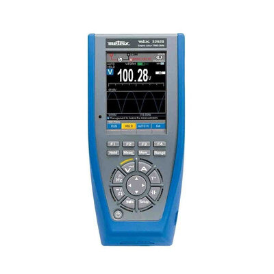 Metrix MTX 3292B Handheld Digital Multimeter, True RMS, 10A ac Max, 10A dc Max, 1000V ac Max