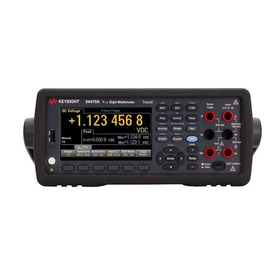 Keysight Technologies 34470A Bench Digital Multimeter, True RMS, 10A ac Max, 10A dc Max, 1000V ac Max - UKAS Calibrated