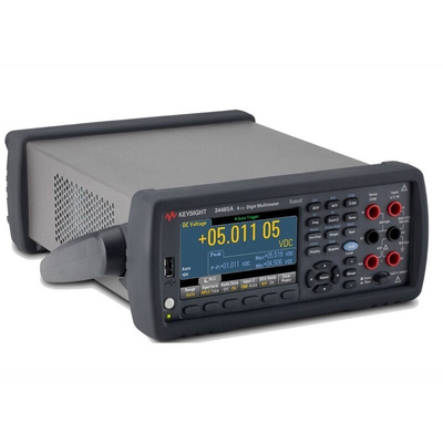 Keysight Technologies Truevolt 34465A Bench Digital Multimeter, True RMS, 10A ac Max, 10A dc Max, 1000V ac Max