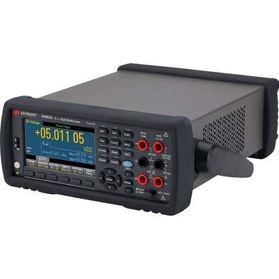 Keysight Technologies Truevolt 34465A Bench Digital Multimeter, True RMS, 10A ac Max, 10A dc Max, 1000V ac Max