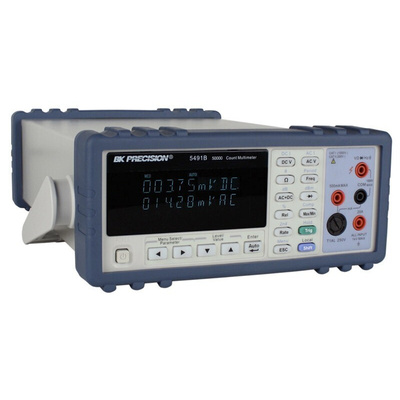 BK Precision 5491B Bench Digital Multimeter, True RMS, 20A ac Max, 20A dc Max, 750V ac Max