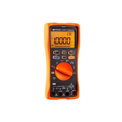 Keysight Technologies U1242C Handheld Digital Multimeter, True RMS, 10A ac Max, 10A dc Max, 1000V ac Max