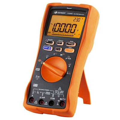 Keysight Technologies U1242C Handheld Digital Multimeter, True RMS - UKAS Calibrated