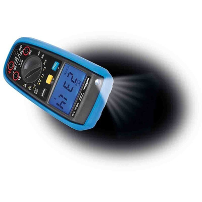 Metrix MTX203 Handheld Digital Multimeter, True RMS, 10A ac Max, 10A dc Max, 750V ac Max