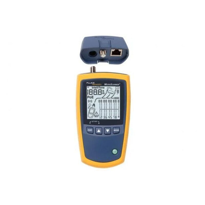 Fluke Networks Cable Tester Coaxial, RJ11, RJ45, MICROSCANNER 2 KIT