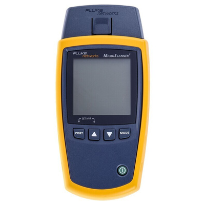Fluke Networks Cable Tester Coaxial, RJ11, RJ45, MICROSCANNER 2 KIT