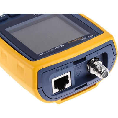 Fluke Networks Cable Tester Coaxial, RJ11, RJ45, MICROSCANNER 2