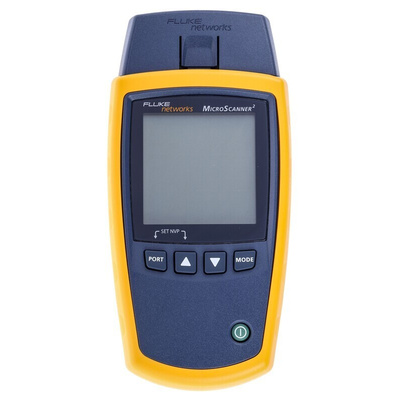 Fluke Networks Cable Tester Coaxial, RJ11, RJ45, MICROSCANNER 2