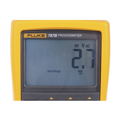 Fluke 787B Handheld Digital Multimeter, True RMS, 1A ac Max, 1A dc Max, 1000V ac Max