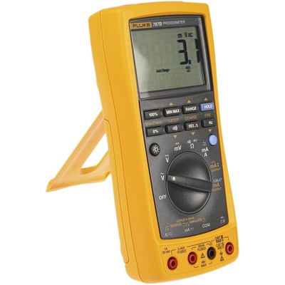Fluke 787B Handheld Digital Multimeter, True RMS, 1A ac Max, 1A dc Max, 1000V ac Max