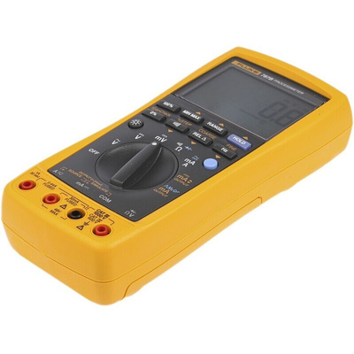 Fluke 787B Handheld Digital Multimeter, True RMS, 1A ac Max, 1A dc Max, 1000V ac Max