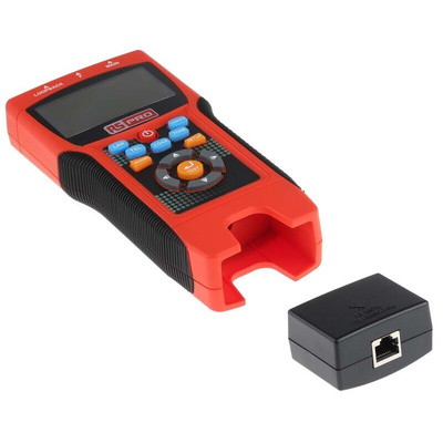 RS PRO Cable Tester Cat 5e, Cat 6, Cat 6a, Coaxial, LAN, STP, UTP