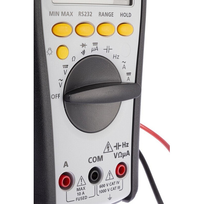 Megger AVO410 Handheld Digital Multimeter, True RMS, 10A ac Max, 10A dc Max, 750V ac Max
