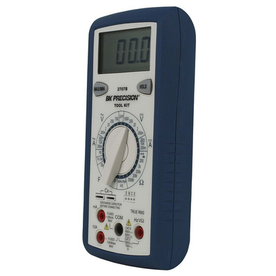 BK Precision BK2707B Handheld Digital Multimeter, True RMS, 10A ac Max, 10A dc Max, 750V ac Max - RS Calibrated