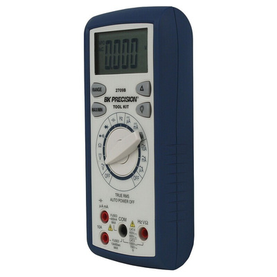 BK Precision BK2709B Handheld Digital Multimeter, True RMS, 10A ac Max, 10A dc Max, 750V ac Max - RS Calibrated