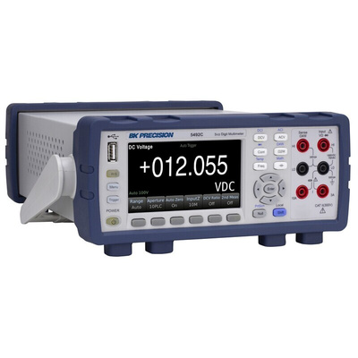 BK Precision 5492CGPIB Bench Digital Multimeter, True RMS, 10A ac Max, 10A dc Max, 750V ac Max